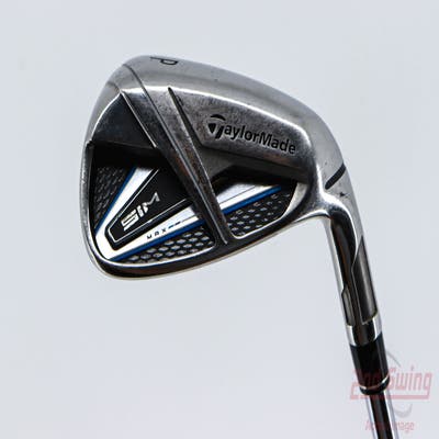 TaylorMade SIM MAX Single Iron Pitching Wedge PW FST KBS MAX 85 Steel Stiff Right Handed 35.75in