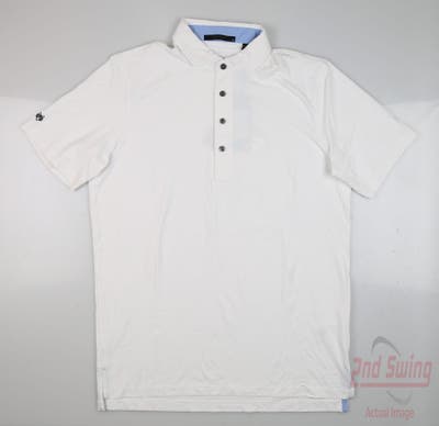New Mens Greyson Cayuse Polo Large L White MSRP $98