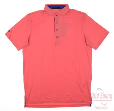 New Mens Greyson Cayuse Polo X-Large XL Pink MSRP $98