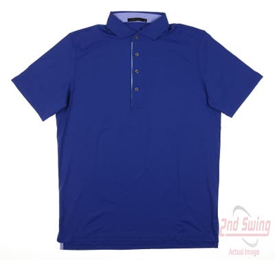 New Mens Greyson Cayuse Polo X-Large XL Blue MSRP $98