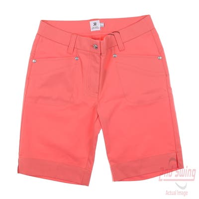 New Womens Daily Sports Shorts 6 Pink MSRP $160
