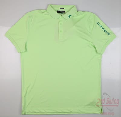 New Mens J. Lindeberg Tour Tech Polo Small S Green MSRP $90