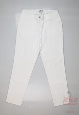 New Womens Daily Sports Pants 8 x White MSRP $187