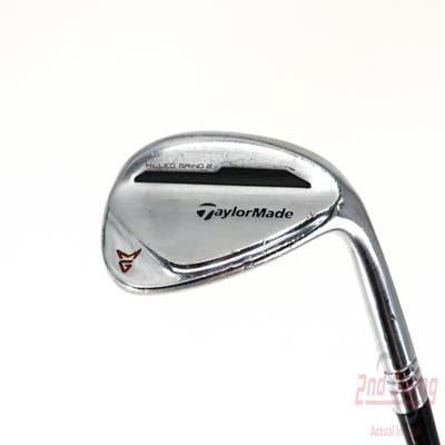 TaylorMade Milled Grind 2 Chrome Wedge Lob LW 58° 11 Deg Bounce Stock Steel Shaft Steel Wedge Flex Right Handed 34.75in