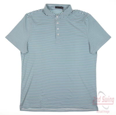 New Mens G-Fore Golf Polo Medium M Green MSRP $120