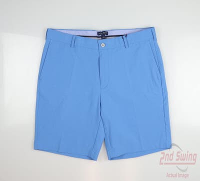 New Mens Peter Millar Golf Shorts 35 Blue MSRP $105