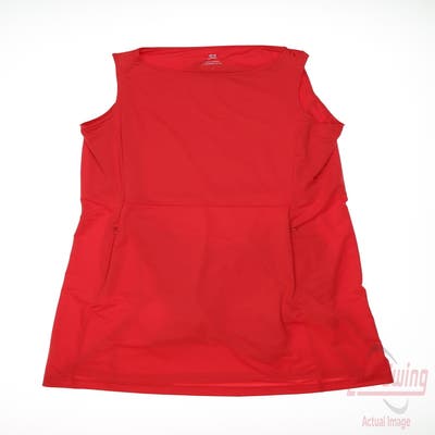 New Womens Daily Sports Dress Large L Red MSRP $157