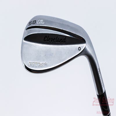 Cleveland RTX 4 Tour Satin Wedge Lob LW 58° 6 Deg Bounce True Temper Dynamic Gold S400 Steel Stiff Right Handed 35.0in