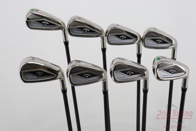 Callaway Paradym Ai Smoke HL Iron Set 6-PW AW GW SW Project X Cypher 50 Graphite Senior Right Handed 37.5in