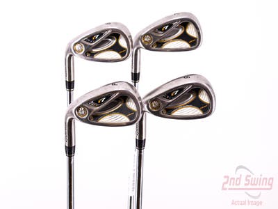 TaylorMade R7 Draw Iron Set 7-PW TM T-Step 90 Steel Regular Left Handed 37.25in