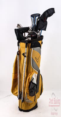Complete Set of Men's Titleist Callaway Ping Odyssey Golf Clubs + Callaway Stand Bag - Right Hand Regular Flex Graphite Shafts