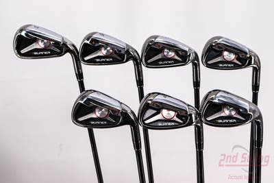 TaylorMade 2009 Burner Iron Set 5-PW SW TM Reax Superfast 65 Graphite Senior Right Handed 38.0in