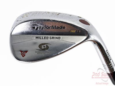 TaylorMade Milled Grind Satin Chrome Wedge Sand SW 56° 13 Deg Bounce True Temper Dynamic Gold Steel Wedge Flex Right Handed 35.25in