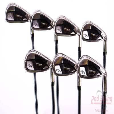 Callaway Rogue ST Max Iron Set 5-PW AW UST Mamiya Recoil 65 Dart Graphite Senior Right Handed 37.5in