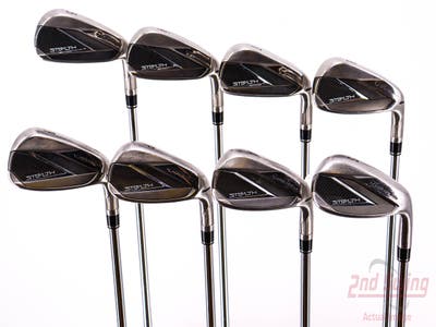 TaylorMade Stealth Iron Set 5-PW AW SW FST KBS MAX 85 MT Steel Regular Right Handed 38.5in