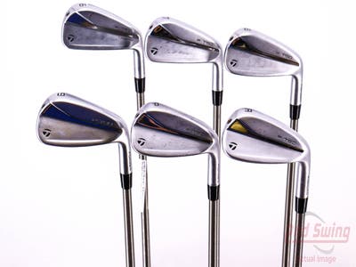 TaylorMade 2021 P790 Iron Set 6-PW AW Aerotech SteelFiber i70cw Graphite Regular Right Handed 37.75in