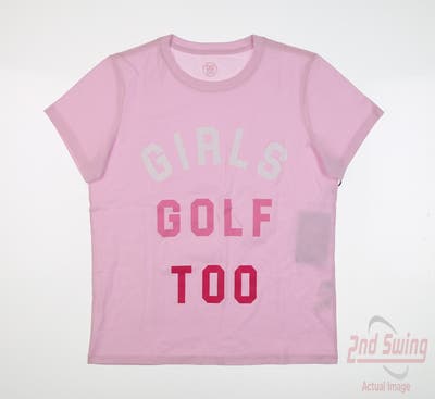 New Womens G-Fore T-Shirt Small S Pink MSRP $60