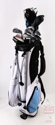 Complete Set of Men's Titleist TaylorMade Adams Mizuno Cleveland Odyssey Golf Clubs + Ogio Stand Bag - Right Hand Stiff Flex Steel Shafts