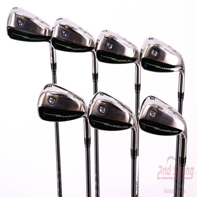 Wilson Staff Launch Pad 2 Iron Set 5-PW GW Project X Even Flow Green 55 Graphite Senior Right Handed 38.5in