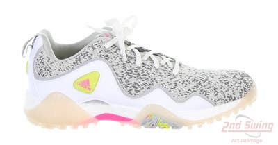 New Womens Golf Shoe Adidas Codechaos 21 Spikeless Medium 8 Gray MSRP $130 FW5630