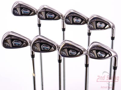 Callaway Rogue X Iron Set 4-PW AW FST KBS Tour 120 Steel Stiff Right Handed 38.25in