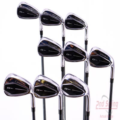 TaylorMade Qi Iron Set 4-PW GW SW UST Mamiya Recoil 90 Dart Graphite Stiff Right Handed 38.5in