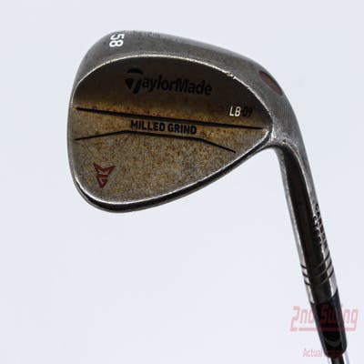 TaylorMade Milled Grind Raw Wedge Lob LW 58° 9 Deg Bounce Project X Rifle 6.5 Steel X-Stiff Right Handed 35.5in