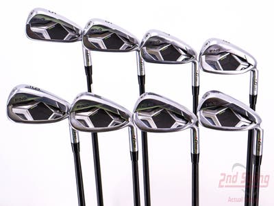 Ping G430 Iron Set 5-PW GW GW2 ALTA CB Black Graphite Stiff Right Handed Red dot 38.0in