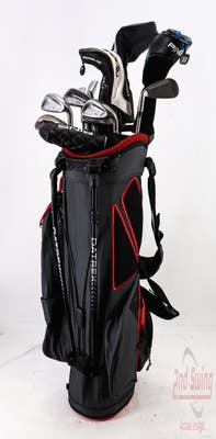Complete Set of Men's Bridgestone Cobra Adams TaylorMade Ping Golf Clubs + Right Hand Stiff Flex Steel Shafts
