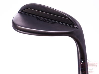 Ping s159 Midnight Wedge Sand SW 56° 12 Deg Bounce S Grind Ping Z-Z115 Steel Wedge Flex Right Handed Black Dot 35.5in