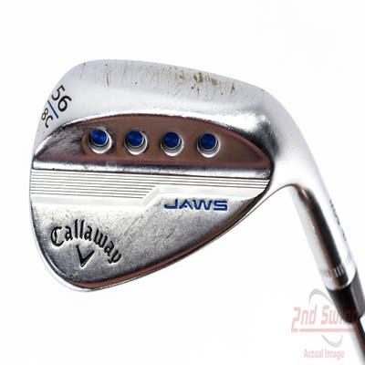 Callaway Jaws MD5 Platinum Chrome Wedge Sand SW 56° 8 Deg Bounce C Grind Dynamic Gold Tour Issue S200 Steel Wedge Flex Right Handed 35.25in