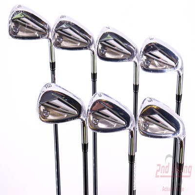 Mint Wilson Staff Dynapwr Forged Iron Set 5-PW GW UST Mamiya Recoil 75 Dart Graphite Regular Right Handed 38.0in