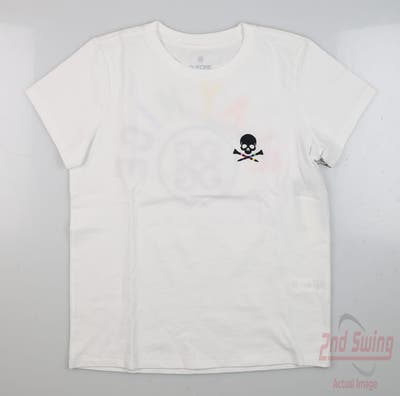 New Womens G-Fore T-Shirt X-Small XS White MSRP $71