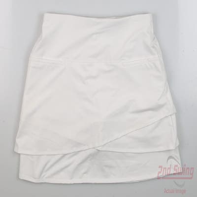 New Womens Lucky In Love Skort X-Small XS White MSRP $94