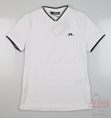New Womens J. Lindeberg T-Shirt Small S White MSRP $122