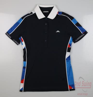 New Womens J. Lindeberg Polo Small S Navy Blue MSRP $123