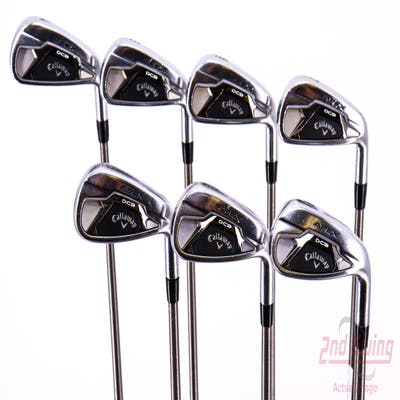 Callaway Apex DCB 21 Iron Set 4-PW Aerotech SteelFiber i80 Graphite Regular Right Handed 39.5in