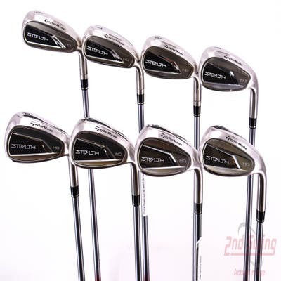 Mint TaylorMade Stealth HD Iron Set 6-PW AW SW LW Fujikura Speeder NX 50 Graphite Senior Right Handed 37.75in