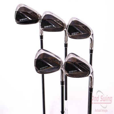 TaylorMade Stealth Iron Set 6-PW Fujikura Ventus Red 7 Graphite Stiff Right Handed 36.5in