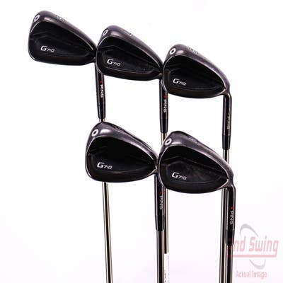 Ping G710 Iron Set 6-PW UST Mamiya Recoil 760 ES Graphite Senior Right Handed Red dot 37.5in
