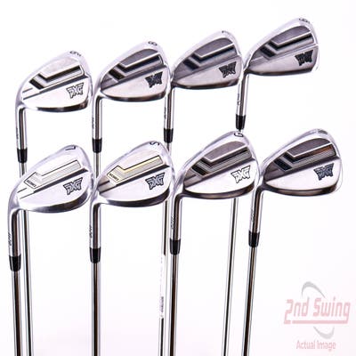 PXG 0211 XCOR2 Chrome Iron Set 6-PW GW SW LW True Temper Elevate MPH 95 Steel Regular Left Handed 38.0in