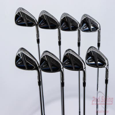 TaylorMade SIM MAX Iron Set 4-PW AW FST KBS MAX 85 Steel Regular Right Handed 38.25in