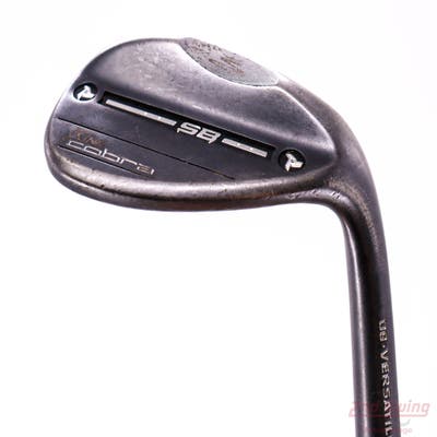 Cobra KING SB Black Wedge Lob LW 58° 8 Deg Bounce Versatile FST KBS Tour $-Taper Steel Stiff Right Handed 35.5in