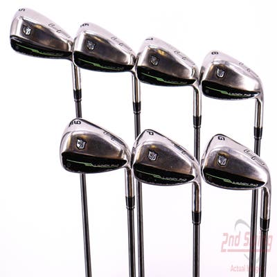 Wilson Staff Launch Pad 2 Iron Set 5-PW GW Project X Even Flow Green 55 Graphite Senior Right Handed 38.25in