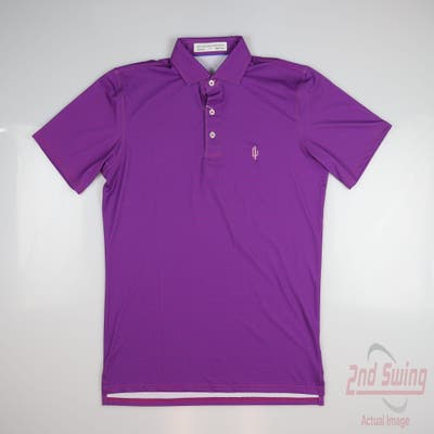 New W/ Logo Mens Holderness and Bourne Polo Small S Purple MSRP $125