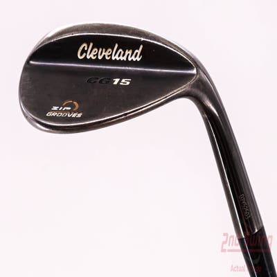 Cleveland CG15 Black Pearl Wedge Lob LW 58° 12 Deg Bounce Stock Graphite Shaft Steel Wedge Flex Right Handed 35.5in