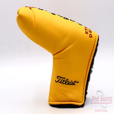 Titleist Scotty Cameron Circle L Studio Design Yellow Limited Edition Putter Headcover w/ COA