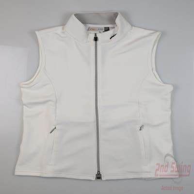 New Womens KJUS Vest Large L White MSRP $180