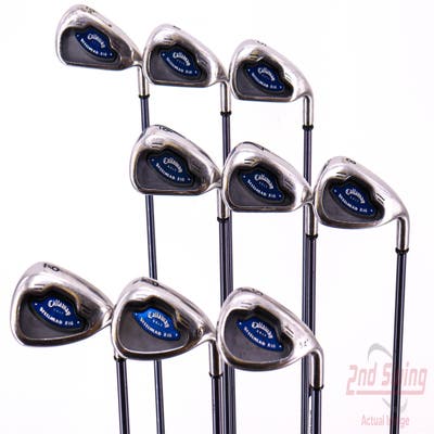 Callaway X-16 Iron Set 3-PW SW Callaway System CW85 Graphite Stiff Right Handed 38.0in
