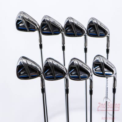 TaylorMade SIM MAX OS Iron Set 4-PW AW FST KBS MAX 85 Steel Regular Right Handed 38.5in